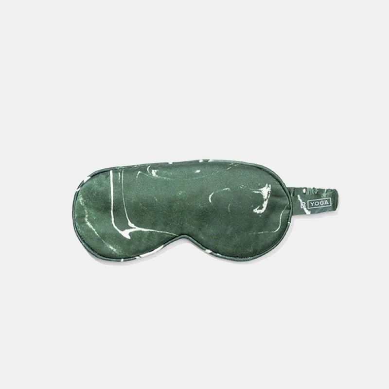 The Silk Sleep Mask | Marbled Emerald