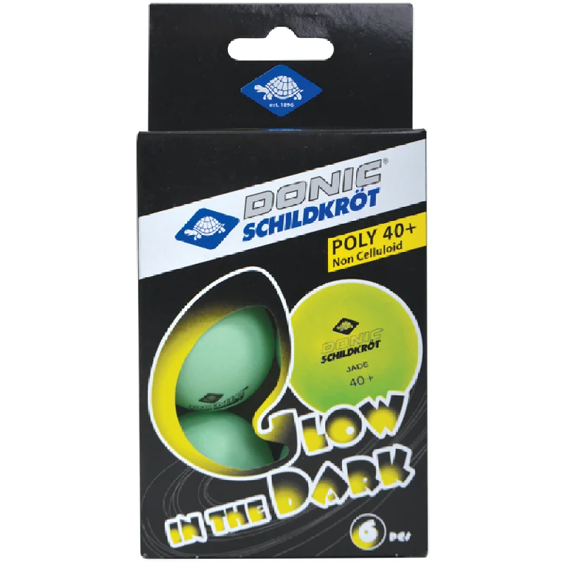 Donic Glow In The Dark Table Tennis Balls