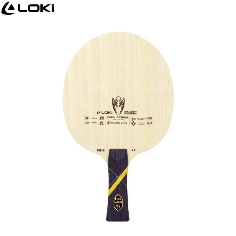 LOKI Kirin K6 Table Tennis 7 Ply Wood Blade OFF+