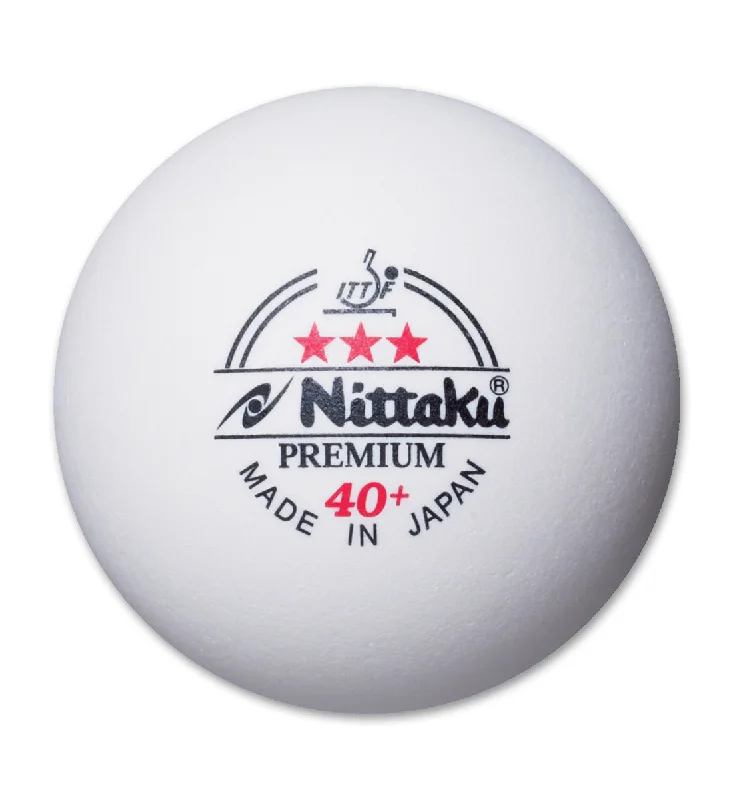 Nittaku 3-Star Premium 40+ Balls