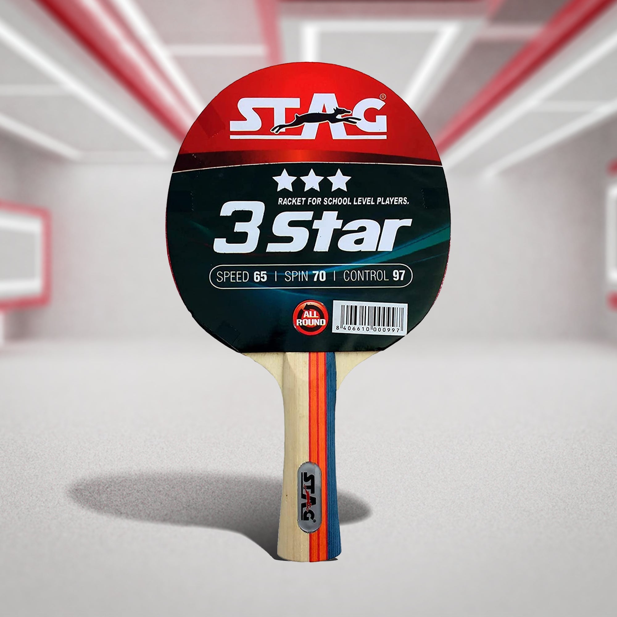 Stag 3 Star Table Tennis Racquet